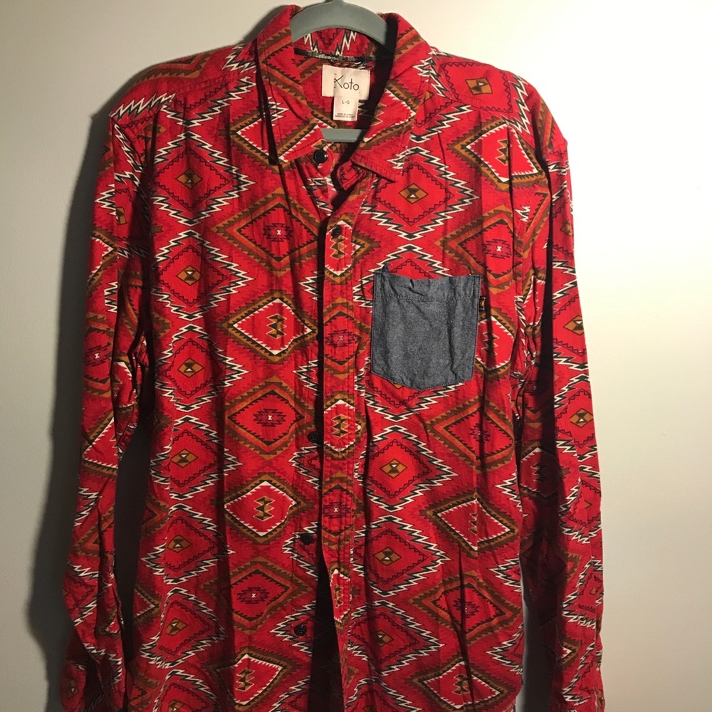 Tribal Print Flannel